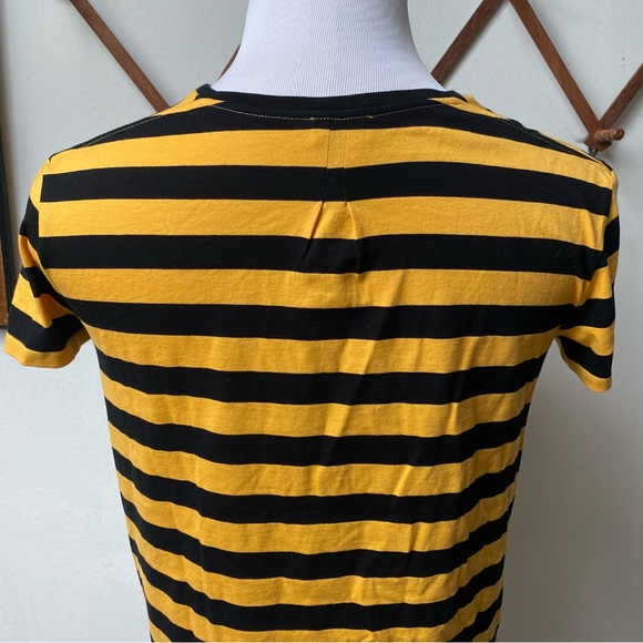 Saint Laurent Paris Striped Pocket Tee Mens Small - Picture 7 of 14